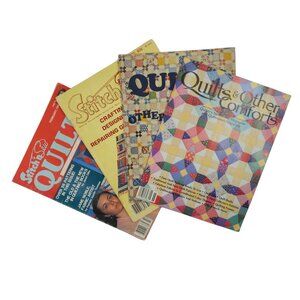 Stitch N Sew Quilts Other Comforts 4 Magazines February 1983 October 1977 1991